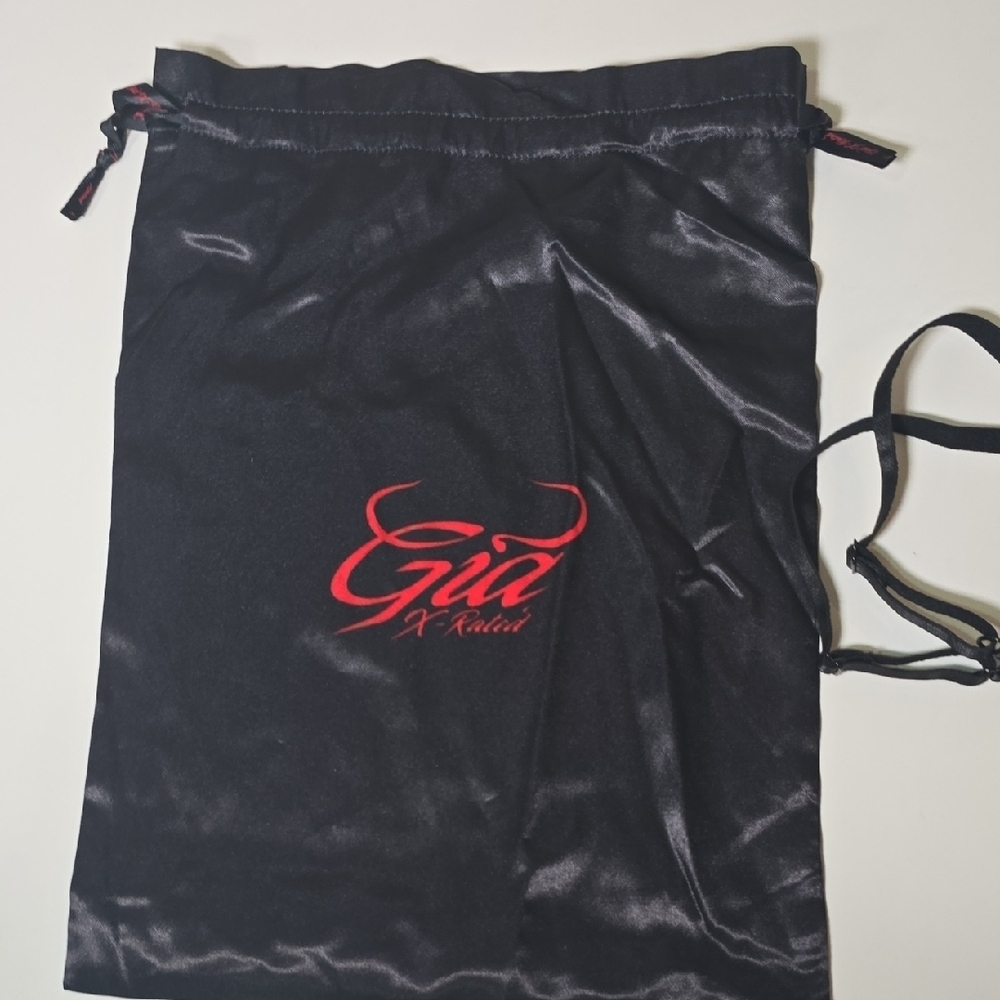 NWT G.I.A. X-Rated Black Lace Double Strap G String Thong - Picture 4 of 5